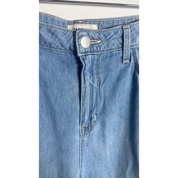 L’AGENCE Alicent High Rise Wide‎ Leg Jeans Havana Blue Wash Size 30 Made In USA - Picture 11 of 16